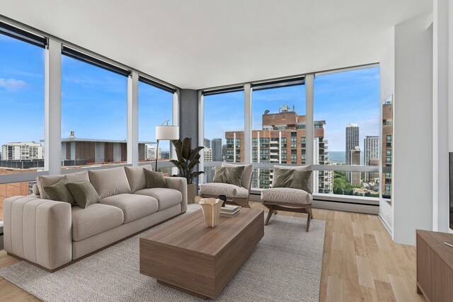 1300 N Astor St Unit 26C, Chicago, IL 60610 - sunroom featuring a city view and healthy amount of natural light