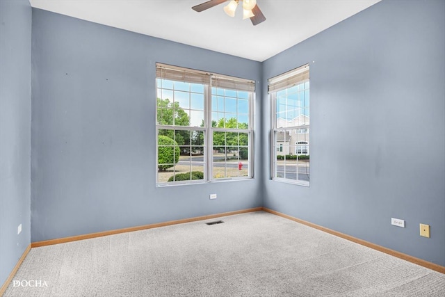 1422 Citadel Dr Unit 0, Joliet, IL 60435 - unfurnished room with carpet flooring and a ceiling fan