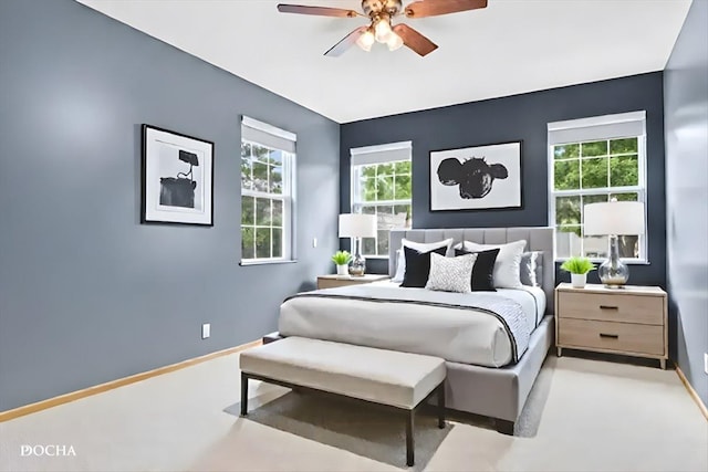 1422 Citadel Dr Unit 0, Joliet, IL 60435 - bedroom featuring multiple windows and a ceiling fan