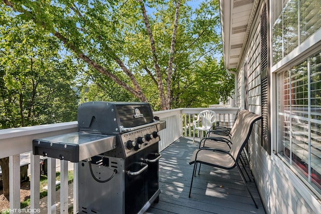 201 Hidden Creek Ln Unit 201, North Aurora, IL 60542 - wooden deck featuring a grill