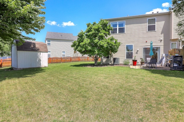 3707 Bowie Ct, Joliet, IL 60435 - rear view of property featuring a storage unit and a patio area