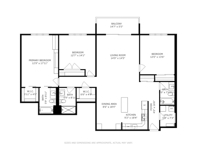 1470 Jefferson St Unit 602, Des Plaines, IL 60016 - view of room layout