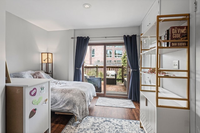 4026 N Clarendon Ave Unit 2N, Chicago, IL 60613 - bedroom with wood finished floors and access to outside