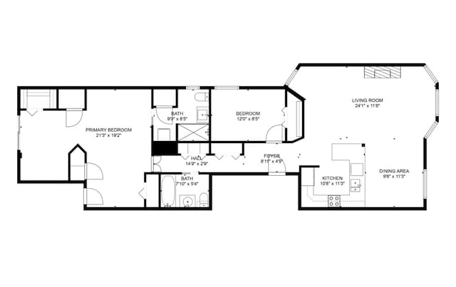 4026 N Clarendon Ave Unit 2N, Chicago, IL 60613 - view of home floor plan