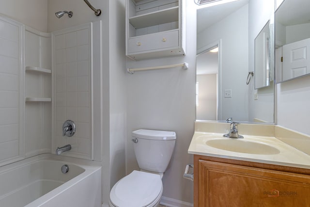 6163 Mayfair St, Morton Grove, IL 60053 - full bathroom with vanity and shower / bathtub combination