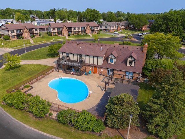 2003 Tracy Dr Unit 1, Bloomington, IL 61704 - view of pool with a residential view