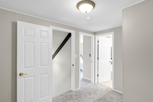 93 Faringdon Dr, Crystal Lake, IL 60014 - hall featuring carpet and baseboards