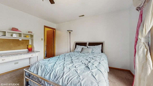 11 Carrington Ct, Hazel Crest, IL 60429 - bedroom featuring carpet flooring and ceiling fan