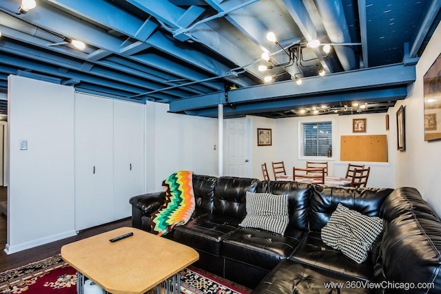 824 62nd St, Downers Grove, IL 60516 - living room with wood finished floors