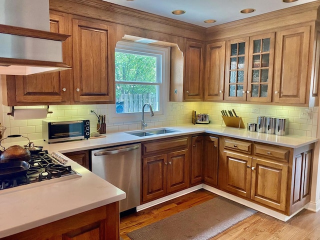 824 62nd St, Downers Grove, IL 60516 - kitchen with appliances with stainless steel finishes and brown cabinetry