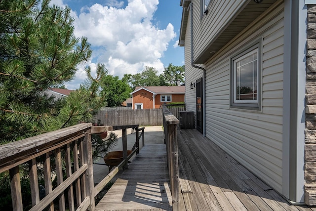 7842 S Blazer Ave, Justice, IL 60458 - view of wooden terrace