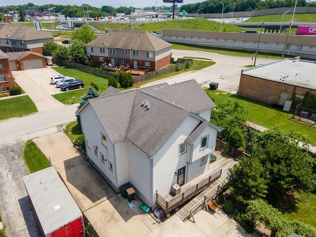 7842 S Blazer Ave, Justice, IL 60458 - aerial perspective of suburban area