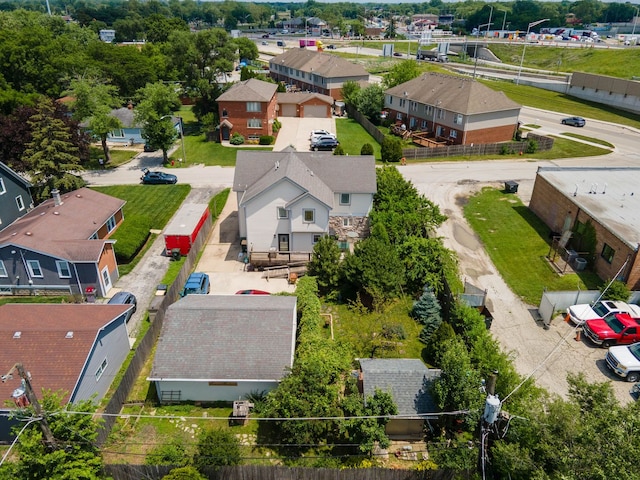 7842 S Blazer Ave, Justice, IL 60458 - aerial perspective of suburban area