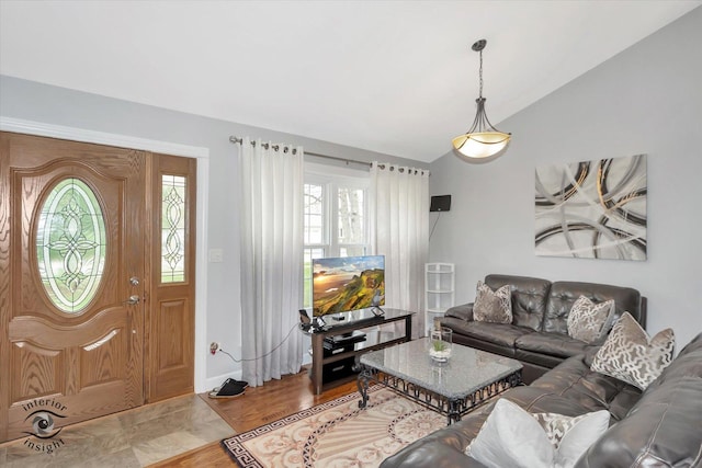 16529 Edgewood Dr, Plainfield, IL 60544 - living room featuring vaulted ceiling