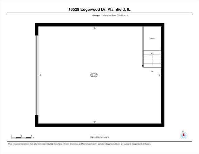 16529 Edgewood Dr, Plainfield, IL 60544 - view of floor plan / room layout