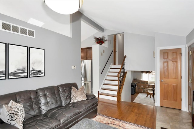 16529 Edgewood Dr, Plainfield, IL 60544 - living area with stairs