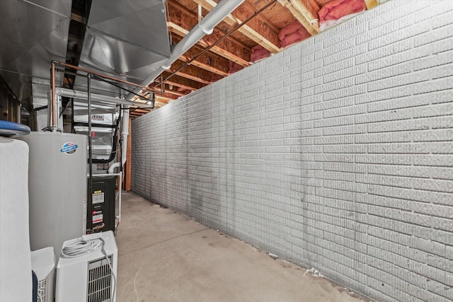 402 Wesley Ave, Savoy, IL 61874 - unfinished basement with gas water heater