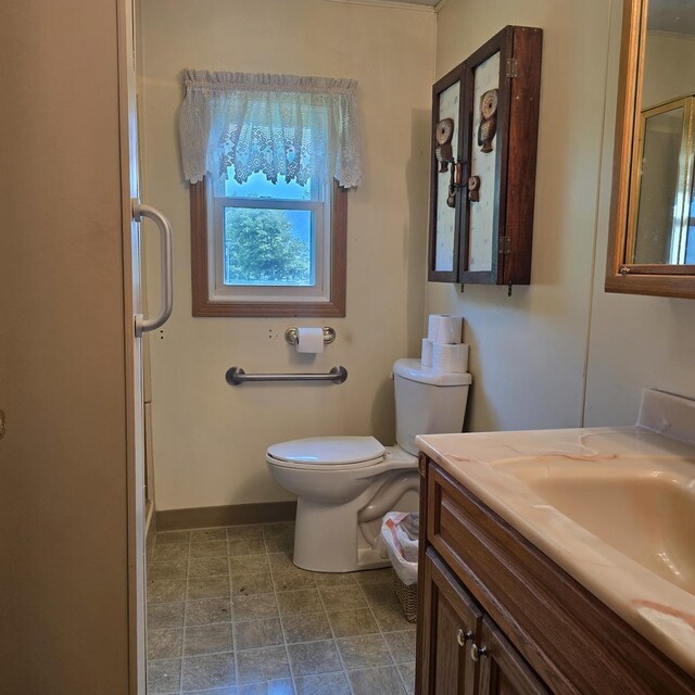 16306 W Canada Rd, Polo, IL 61064 - full bathroom featuring a shower stall and vanity