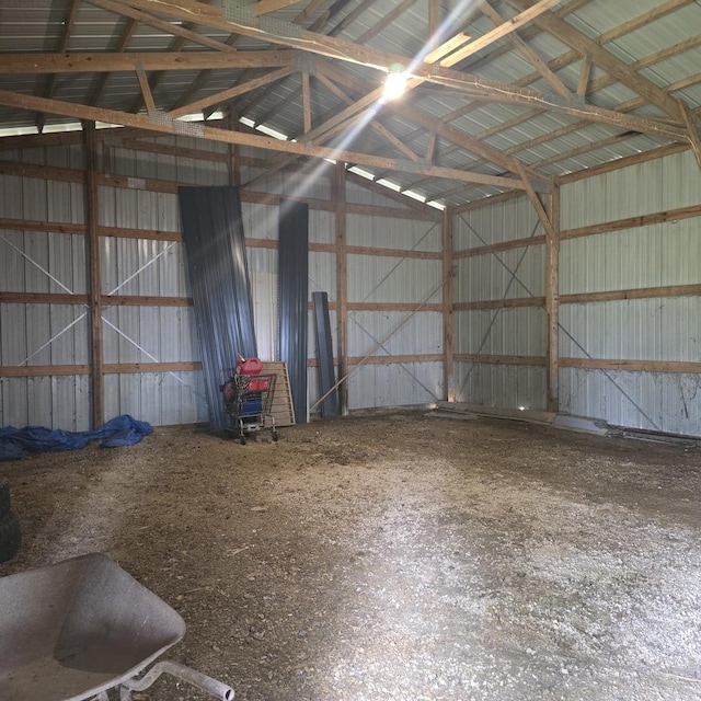 16306 W Canada Rd, Polo, IL 61064 - garage with metal wall