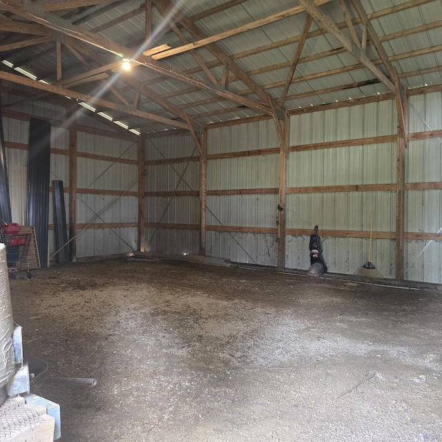 16306 W Canada Rd, Polo, IL 61064 - garage featuring metal wall