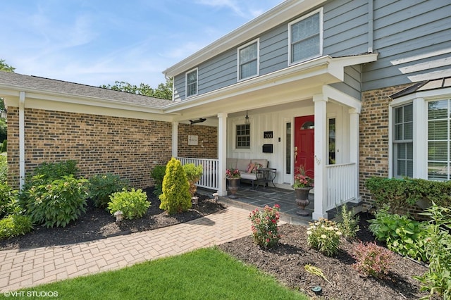 200 W Center Ave, Lake Bluff, IL 60044 - property entrance with brick siding and covered porch