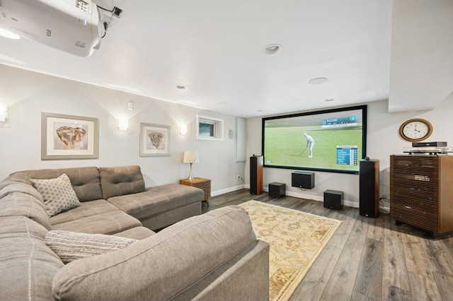 200 W Center Ave, Lake Bluff, IL 60044 - cinema with wood finished floors and recessed lighting