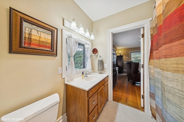 710 W Downer Pl, Aurora, IL 60506 - bathroom with vanity and healthy amount of natural light