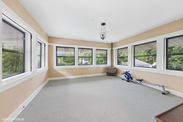 710 W Downer Pl, Aurora, IL 60506 - unfurnished sunroom with plenty of natural light