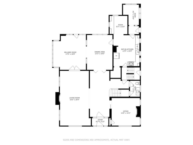 710 W Downer Pl, Aurora, IL 60506 - view of floor plan / room layout