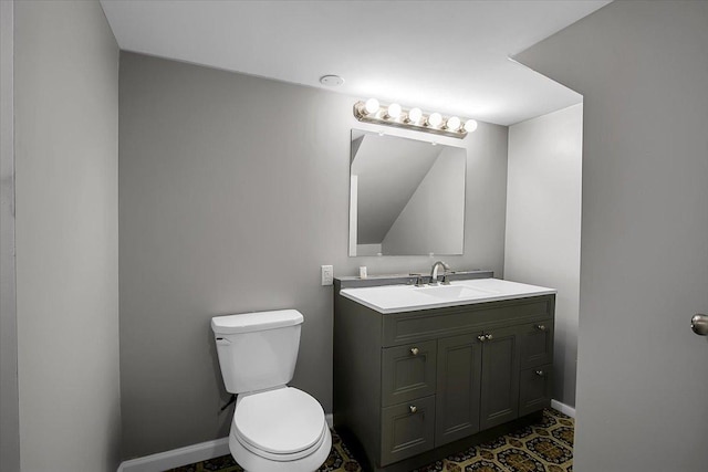 22255 Merrill Ave, Sauk Village, IL 60411 - half bathroom featuring vanity and toilet
