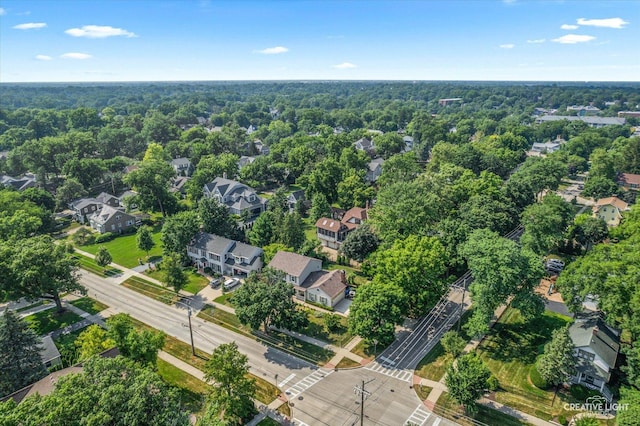 438 Hill Ave, Glen Ellyn, IL 60137 - aerial view of property and surrounding area with nearby suburban area