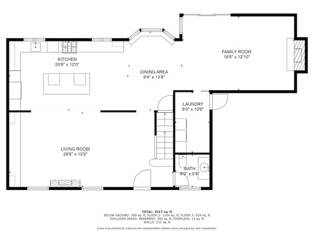 438 Hill Ave, Glen Ellyn, IL 60137 - view of property floor plan