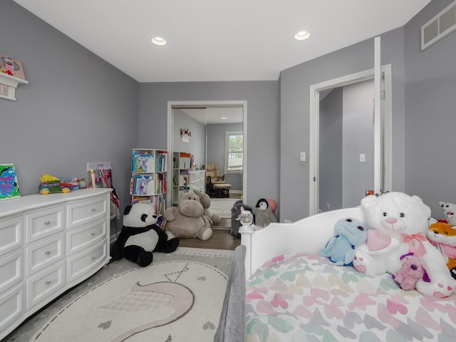 1213 Prairie Ave, Barrington, IL 60010 - bedroom featuring recessed lighting and wood finished floors