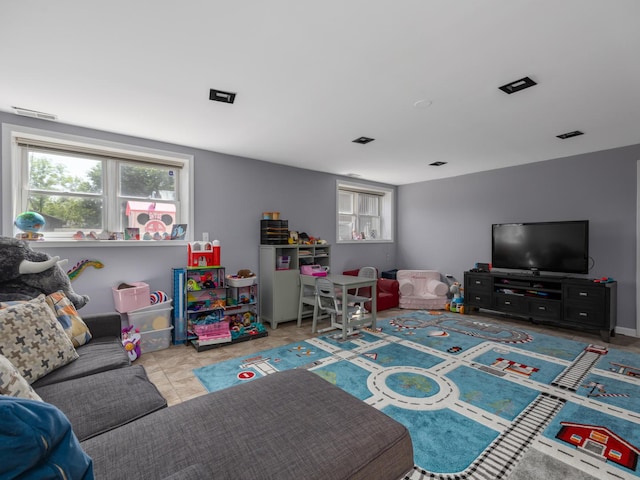 1213 Prairie Ave, Barrington, IL 60010 - rec room featuring tile patterned floors
