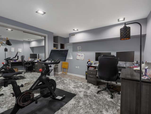 1213 Prairie Ave, Barrington, IL 60010 - home office featuring baseboards