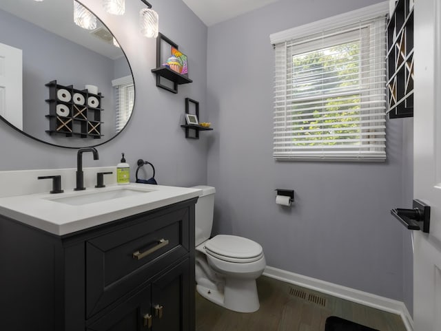 1213 Prairie Ave, Barrington, IL 60010 - bathroom with vanity and wood finished floors