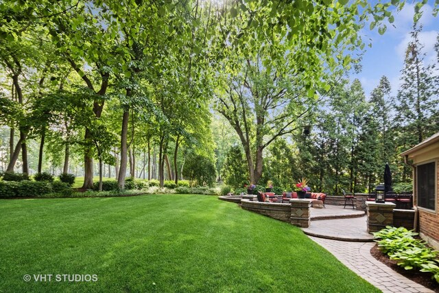 3104 Royal Fox Dr, Saint Charles, IL 60174 - view of grassy yard with a patio