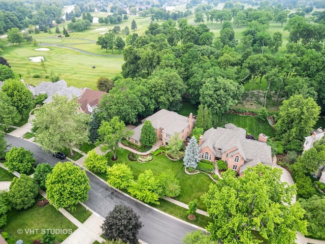 3104 Royal Fox Dr, Saint Charles, IL 60174 - bird's eye view of a local golf course and a tree filled landscape