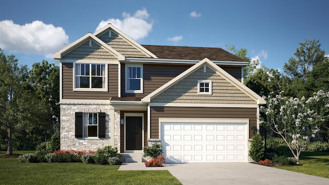 408 S Joliet St, Maple Park, IL 60151 - craftsman inspired home featuring concrete driveway and a front lawn