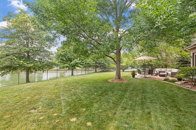 2717 Meadow Path, New Lenox, IL 60451 - fenced backyard featuring an outdoor hangout area and a patio area