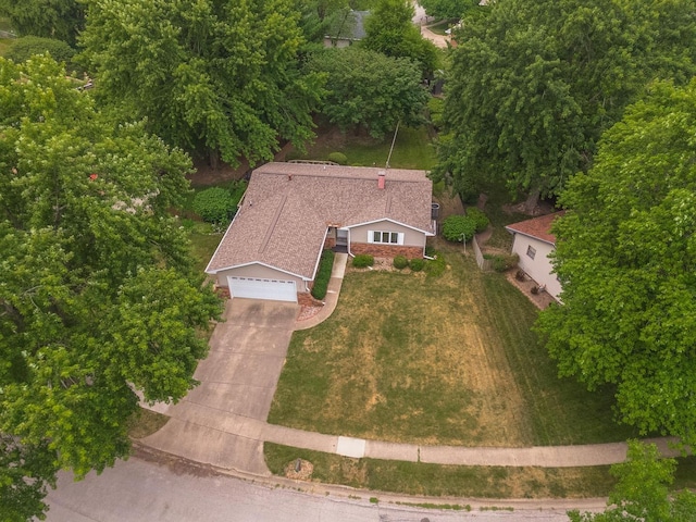 1316 Kirkwood Dr, Pontiac, IL 61764 - aerial view of property and surrounding area