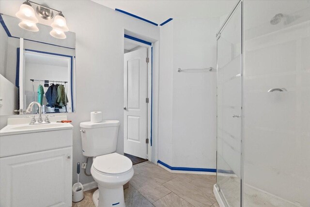 2116 Castle Ct, Waukegan, IL 60087 - bathroom featuring a stall shower and vanity
