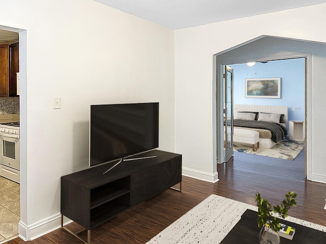 8008-8010 S Honore St, Chicago, IL 60620 - living room featuring wood finished floors