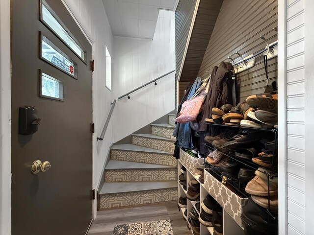 1140 S Harvey Ave, Oak Park, IL 60304 - staircase with wood finished floors