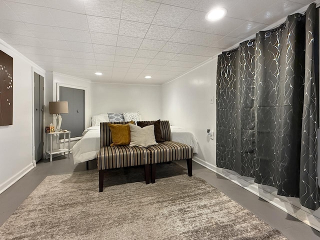 1140 S Harvey Ave, Oak Park, IL 60304 - bedroom featuring recessed lighting and ornamental molding