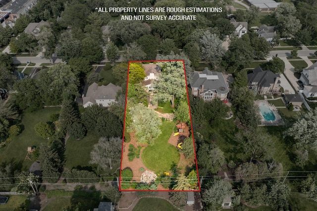 4416 Seeley Ave, Downers Grove, IL 60515 - aerial perspective of suburban area