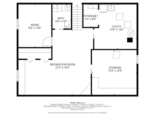 4416 Seeley Ave, Downers Grove, IL 60515 - view of room layout