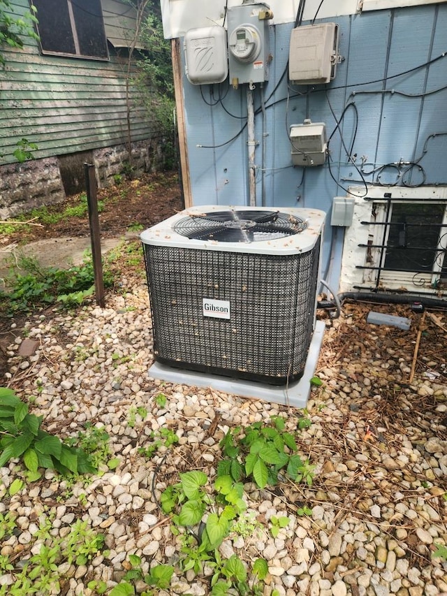 1326 Shields Ave, Chicago Heights, IL 60411 - exterior view of a central air condition unit and electric meter