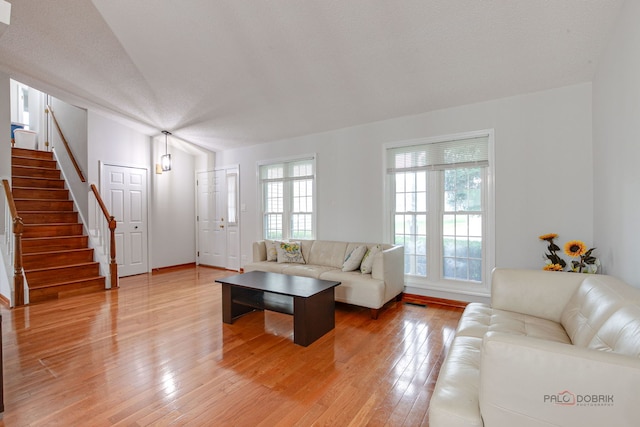 4900 Dukesberry Ln, Hoffman Estates, IL 60010 - living room with stairway and light wood-type flooring