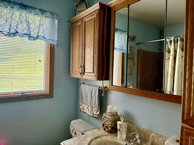 241 E Porter St, Oglesby, IL 61348 - full bath with a shower with shower curtain and vanity